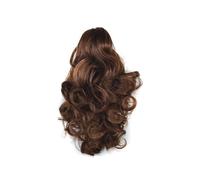 Seamless Blending Short Wave Ponytail Hair Extension Claw Clip Wavy Curly Claw Clip Ponytail Synthetic Horse Tail Hairpiece Stunning Look(2M30)