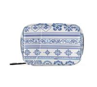 Seamless Borders Pill Bags for Travel with Detachable Compartments Reusable Weekly Pill Organizer for Purse