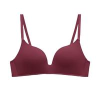 Seamless Bra for Women UK Lightweight Thin Push Up Wirefree Small Cup Comfortable Bras Ladies Sexy Classic Solid Minimizer Bra Everyday Elastic Strap Sports Bras