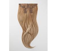 Seamless Clip Extensions - luxury Quality - 9 pieces 120g - 22" - B14/1001 balayage intense natural dark ash blonde & platinum blonde