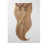 Seamless Clip Extensions - luxury Quality - 9 pieces 120g - 22" - B15/516 balayage natural medium golden blonde & light champagne blonde