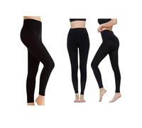 Seamless Control Leggings Shapewear Tummy Legs Body Slimming Black S M L XL 2XL (Large)