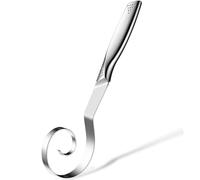 Seamless Danish Dough Whisk Stainless Steel Bread Sourdough Whisks for Cooking, Whisking, Pizza, Pastry, Cake Batter, Biscuits,Dishwasher Safe Dutch Whisk 10"