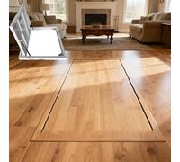 Seamless Floor Hatch Discreet Basement Entry Door, Large Recessed Cellar Door Invisible Crawl Space Access Panel for Home Renovation(LXW 50X20IN/127X51CM)