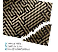 Seamless Geometric Striped Pattern,1000 Pieces Wooden Jigsaw Family Game Jigsaw Puzzles for Adults Teens Home Decor