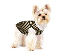 Seamless Geometric Striped Pattern,Cotton Sleeveless Pet T-Shirt Soft Stretchy Puppy Breathable Vest,M