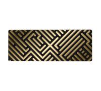 Seamless Geometric Striped Pattern,Mouse Pad Large Desk Pad Computer Keyboard Mouse Mat With Non Slip Rubber Base 30 x 80 cm