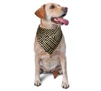 Seamless Geometric Striped PatternDog Bandanas Cat Puppy Scarfs Washable Pet Handkerchief