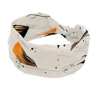 Seamless Halloween Brooms Flying Eyes Bats Sports Headbands for Women, Elastic Sports Hair Bands Nurse Wide Turban for Workouts Yoga Gym Tennis