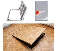 Seamless Hidden Floor Hatch - Concealed Access Door for Basement, Interior Panel with Suction Cup Opener, Invisible Cover, 1300x600mm (51.2x23.6in) for Easy Access