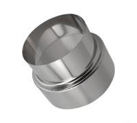 Seamless Integration of Pipe Sizes with this Stainless Steel Duct Reducer, Reduces from 120mm to 100mm Diameter