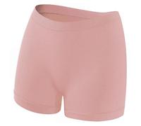 Seamless Knickers for Women Boyshorts Full Coverage Soft Stretch Shorts Breathable Comfy Stretchy Ladies Pants Underwear Briefs (Pink, S)