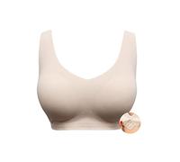 Seamless Mastectomy Bra for Women Breast Prosthesis with Pockets 34-42ABCD SY16 (XXL, Beige)