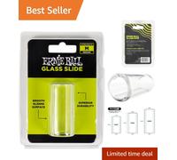 Seamless Medium Glass Guitar Slide - Ultimate Accessory for Classic Guitarists