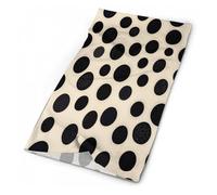 Seamless Multifunctional Magic Headscarf,Black And White Spots Cycling Mask Warm And Versatile Face Scarf Neck Cover Windproof Neck Scarf