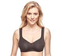 Susa Swiss Organic Cotton Seamless Non-wired Comfort Soft Bra 7758 Black