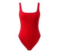 Seamless One Piece, female, Calvin Klein Jeans, Swimsuits, Red, M, Swimwear M