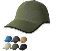 Seamless Packable Lightweight Sports Baseball Cap, Ultra-Breathable Washable & Portable Quick-Dry Hat, Unisex Quick-Dr Running Hat for Golf Travel (Green)
