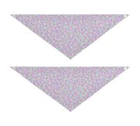 Seamless Pastel Aesthetics Stars Colorful Seasonal Dog Bandanas Unique Shape Adjustable Fit Scarf Handkerchief Cute Pet Holiday Accessories Decor for Dogs Cats 2 Pack