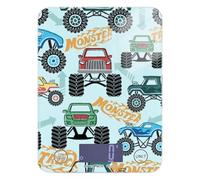Seamless Pattern Monster Cartoon Truck Easy Clean Scale Food 11lb/0.18oz, 5kg/5g Small Scale Grams with 4 Unit for Espresso Roasting Dieting (Batteries not Included)