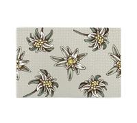 Seamless Pattern With H And Drawn Colored Edelweiss1000 Piece Jigsaw Puzzles for Adults, Wooden Jigsaw Puzzle