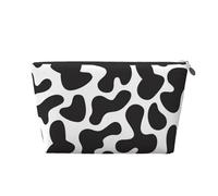 Seamless Pattern with Spotted Cow, Toiletry Pouch Makeup Bag Cosmetic Bag Portable Travel Toiletry Bag