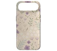 Seamless purple wildflower pattern/neutral botanical print Case for iPhone Air