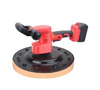 Seamless seam Setter, Lithium Battery Cement Mortar Trowel 3800W Handheld Electric Wall Smoothing Polishing Machine Small Concrete Putty Powder Trowel for Granite Stone Marble Slab(2 battery,Type)