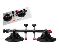 Seamless Seam Setter with Vacuum Suction Cups - Portable Tile Leveling Tool, Adjustable Height Locator for Wall and Floor Installation