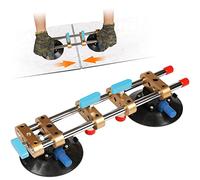 Seamless Seam Setter with Vacuum Suction Cups - Portable Tile Leveling Tool, Adjustable Height Locator for Wall and Floor Installation