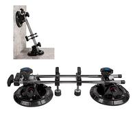 Seamless Seam Setter with Vacuum Suction Cups - Portable Tile Leveling Tool, Adjustable Height Locator for Wall and Floor Installation