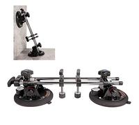 Seamless Seam Setter with Vacuum Suction Cups - Portable Tile Leveling Tool, Adjustable Height Locator for Wall and Floor Installation