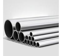 Seamless Straight Pipe, 1 Piece 304 Stainless Steel Capillary Tube OD 28mm Length 500mm Thickness 1.5-8mm Silver(28x6mm)