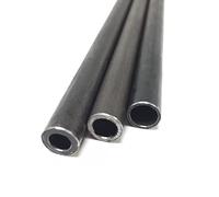 Seamless Straight Pipe, Carbon Steel Tube 20mm OD 300mm Length Black 12-18mm ID(OD 20mm*15mm ID)