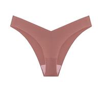 Seamless Thong, Hot Girls Sexy Panty Underwear Bikini String Seamless Thongs Underwear Solid Nylon Ice Silk