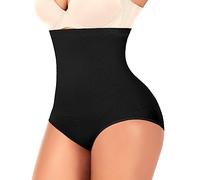 Seamless Tummy Control Knickers For Women High Waist Shapewear Body Shaper Slimming Pants Shaping Underwear (Black,XXL)
