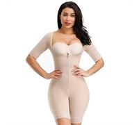 Seamless Underwear, Women Slimming Full Body Shaper Zipper Tummy Waist Trainer Short Arm Shapers Underbust Postpartum Recovery Shapewear