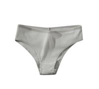 Seamless Underwear Women's Triangle, Underpants, Women's Cotton Belly Away Thong Seamless Medium Waist Underpants Comfortable Hipsters Panties Breathable Panties Without Seam Plain Briefs Lingerie
