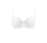 Seamless underwired balconnet bra for women Fantasie Smoothing Blanc 100F