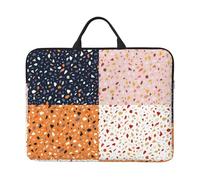 Seamless Vector Terrazzo Patterns, 14 Inch Laptop Sleeve, Notebook Bag Laptop Case Sleeve Briefcase with Handle