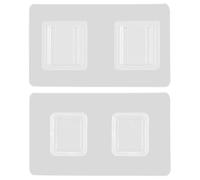Seamless Wall Hanging- Double Stick Hook, Transparent Mounting Clip | Easy Installation Adhesive Helmet For Glass Tiles Metal, Reusable Hanging Loop For Storage, O