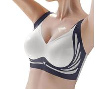 Seamless Wireless Invisible Bra Wirefree T-Shirt Bra with Removable Pads Thin Soft Comfy Daily Bra Elegant Yoga Bra Comfort Gifts for Women Soft