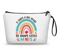 SEAMOON Teacher Gift,Gifts for Teacher,Teacher Appreciation Gifts for Women,Unique Gifts for New Teacher,Daycare Teacher,Future Teacher,Makeup Bag, Multicolor, Teacher1