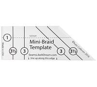 Seams Like A Dream Quilt Designs SLD1620 Mini Braid Template Rulers and Accessories