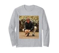 Sean Bean Sharpe Game of Thrones Actor with Lion Cub Long Sleeve T-Shirt