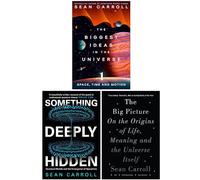 Sean Carroll Collection 3 Books Set (The Biggest Ideas in the Universe 1 Space Time and Motion, Something Deeply Hidden, The Big Picture)