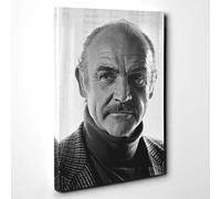 Sean Connery Canvas Print | Gallery Wrapped 30mm Frame Wall Art | 30x20 inches | Ready to Hang | Modern Picture | Living Room Bedroom Lounge Office