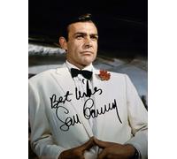 Sean Connery - James Bond Signed Autographed A4 Photo Print