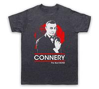 Sean Connery The Best Bond British Spy Secret Agent 00 Double O Mens T-Shirt