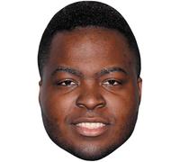Sean Kingston (Smile) Celebrity Mask, Flat Card Face, Fancy Dress Mask
